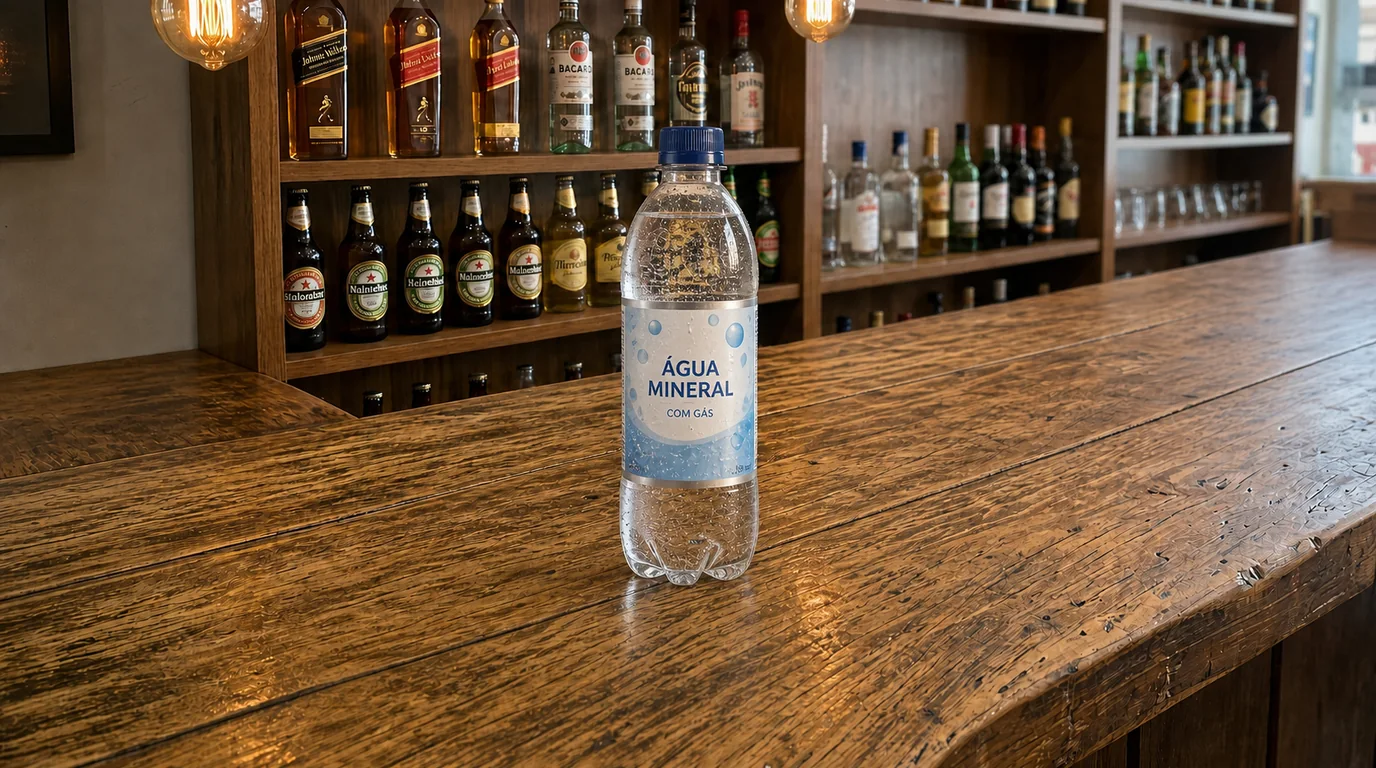 Água Mineral com Gás